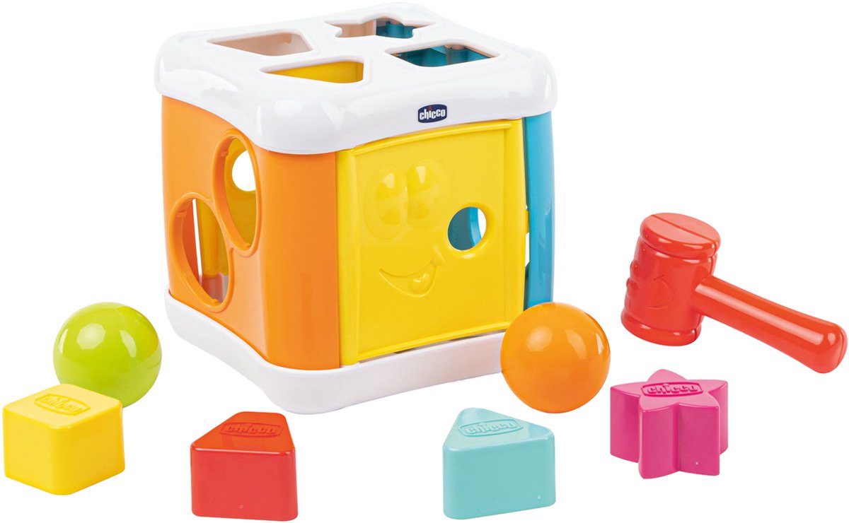 Trieur de formes Chicco 2 en 1 - trier le cube (10-36m)