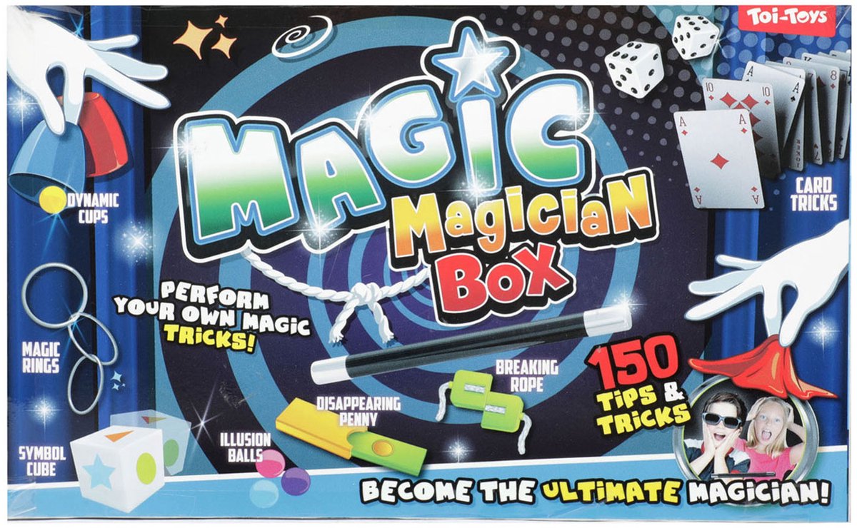 TOI-TOYS Magical Magic Box avec 150 astuces