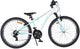 Vélo pour enfants Volare boost - 24 pouces - 21 vitesses - blanc vert menthe