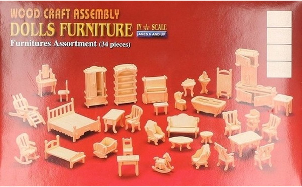 Kit de construction Twisk, meubles pour maison de poupée 829