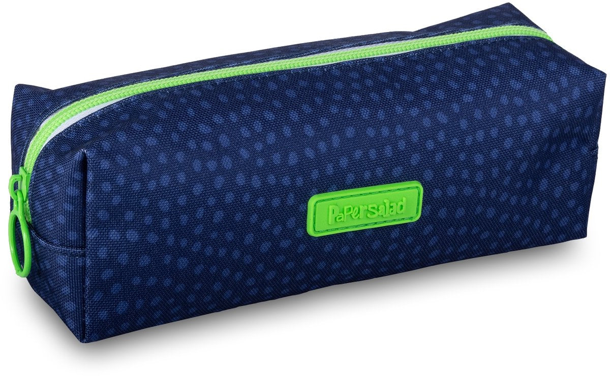 Lannoo graphiques - pochette à salade en papier carré 21cm requin bleu