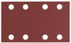 Bosch - Jeu de 10 feuilles abrasives 80 x 133 mm, 240