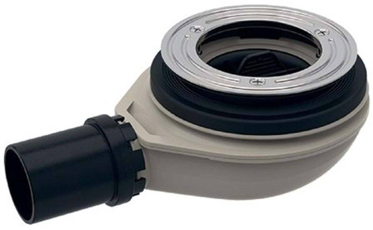 Siphon Geberit setaplano pour receveur de douche bain l11,5xl16,3cm 90cm