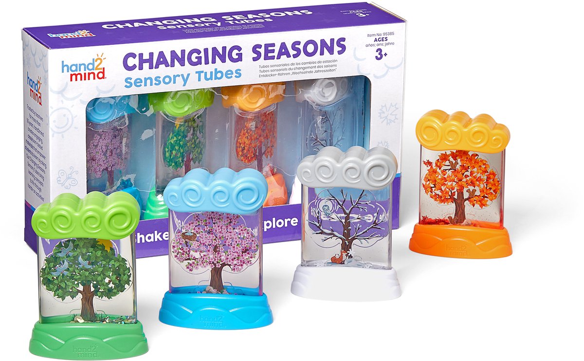 Ressources d'apprentissage tubes sensoriels changeant de saison - 3+