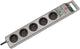Brennerstuhl multiprise super solide 13 500a avec protection contre les surtensions 5 prises argent 2,5m h05vv-f 3g1.5 *fr*