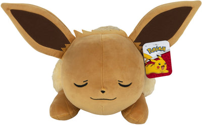 Jazwares Pokémon - Peluche endormie 45cm - Évoli