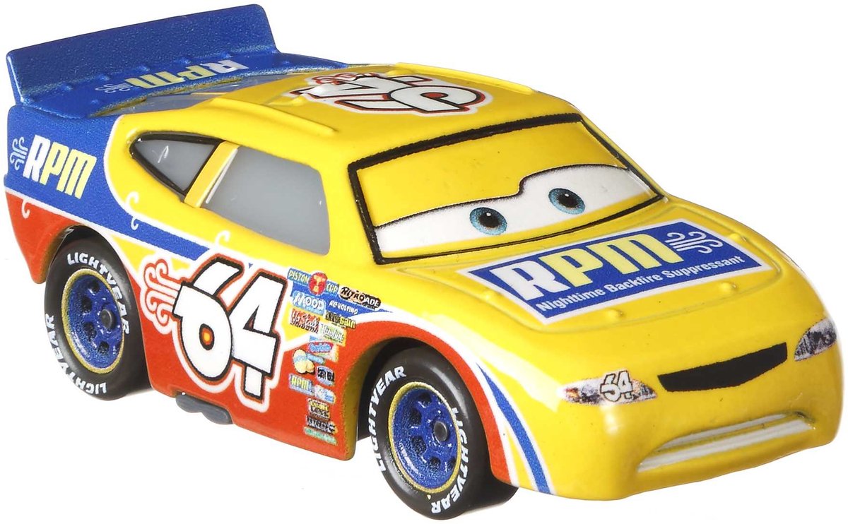 Les voitures Disney Pixar Winford Bradford Rutherford