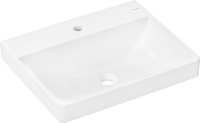 Hansgrohe xelu q - lavabo - taille 600 480 mm - avec trou pour robinetterie - sans trop-plein - blanc