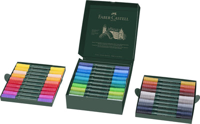 Faber-castell marqueur aquarelle - albrecht durer - boîte 30 pièces - 2 plumes - fc-160330