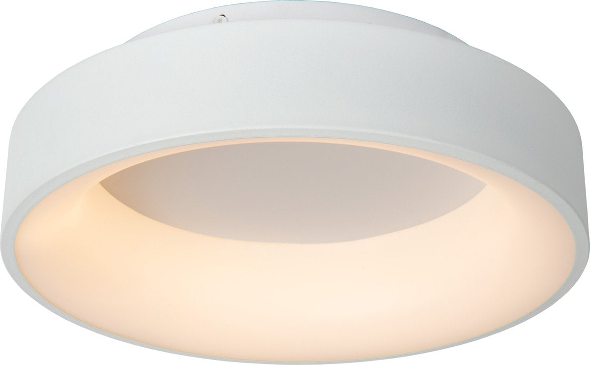 Lucide mirage - plafonnier (plafonnier) - ø 38 cm - LED dimmable - 1x22w 2700k - blanc