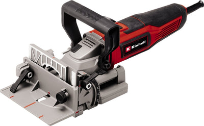 Coupe-goujon à lattes Einhell te-bj 900 - 900 w - 11 000 t min - ø100x22x4 mm - max. profondeur de fraisage : 20 mm - réglages d'angle : 0°-90° - incl. sac à poussière