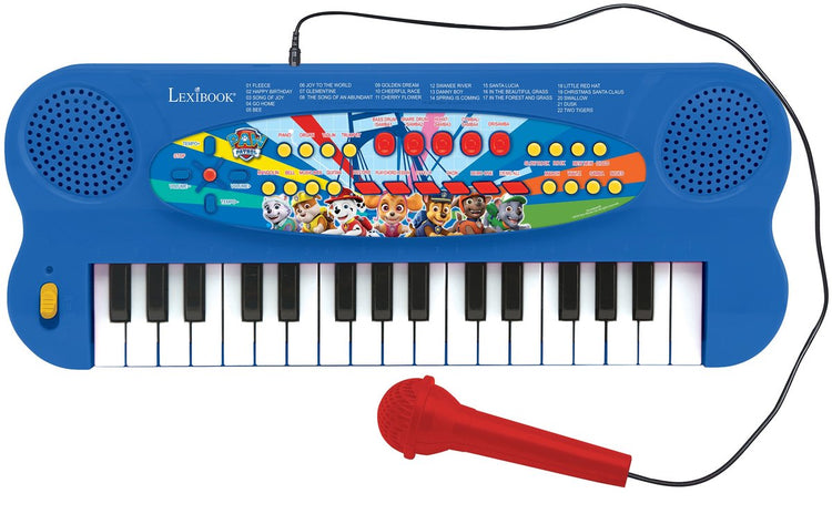 Clavier de piano électronique Lexibook Paw Patrol avec microphone (32 touches)