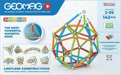 Geomag Super Color recyclé, 142dlg.