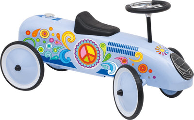 Goki Wooping Vehicle Retro Blue