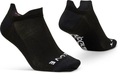 Gripgrab - chaussettes de cyclisme d'été classiques no show 1 paire de chaussettes chaussettes de sport coolmax - noir - unisexe - taille xs (35-38)