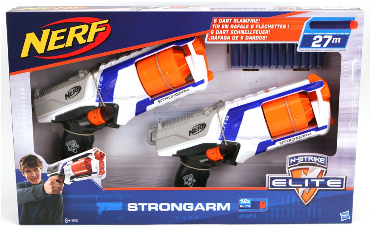 Hasbro nerf n-strike elite Strongarm 2 pièces