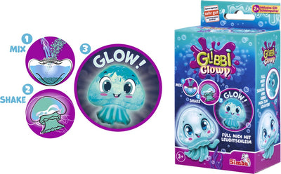 Simba - glibbi glowy - méduse - slime - brille dans le noir