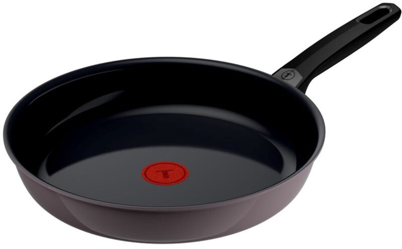 Tefal ceramic control gris - poêle à frire - 28 cm - céramique - induction - sans pfas - convient pour une utilisation avec des spatules métalliques