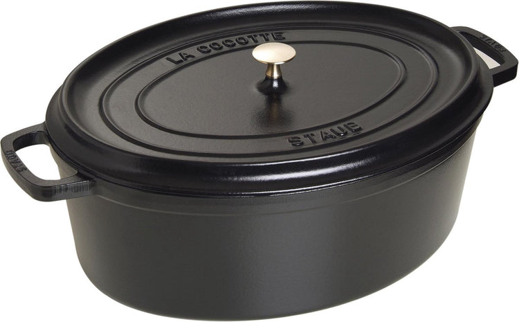 Staub cocotte ovale cocotte noire - ø 41 cm 12 litres