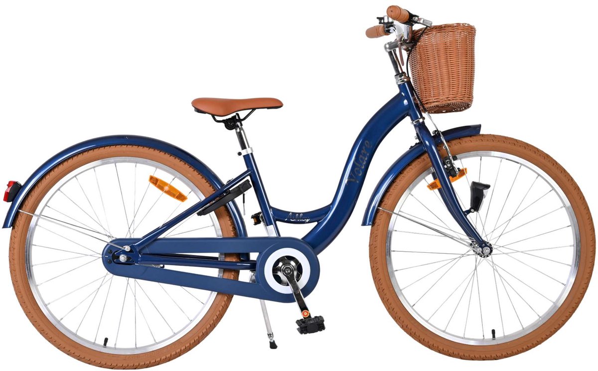 Vélo pour enfants Volare Ashley - filles - 24 pouces - bleu