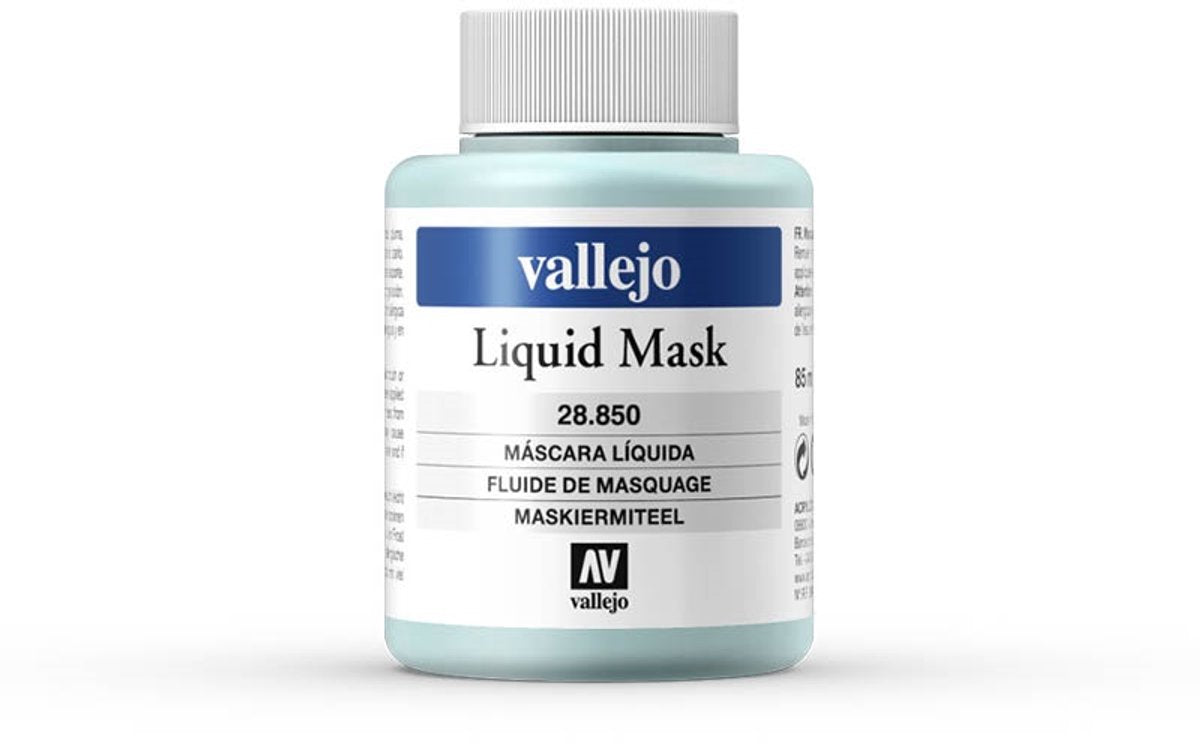Peinture passe-temps Vallejo - 28850 fluide de masque liquide - 85 ml de masquage liquide - 85 ml