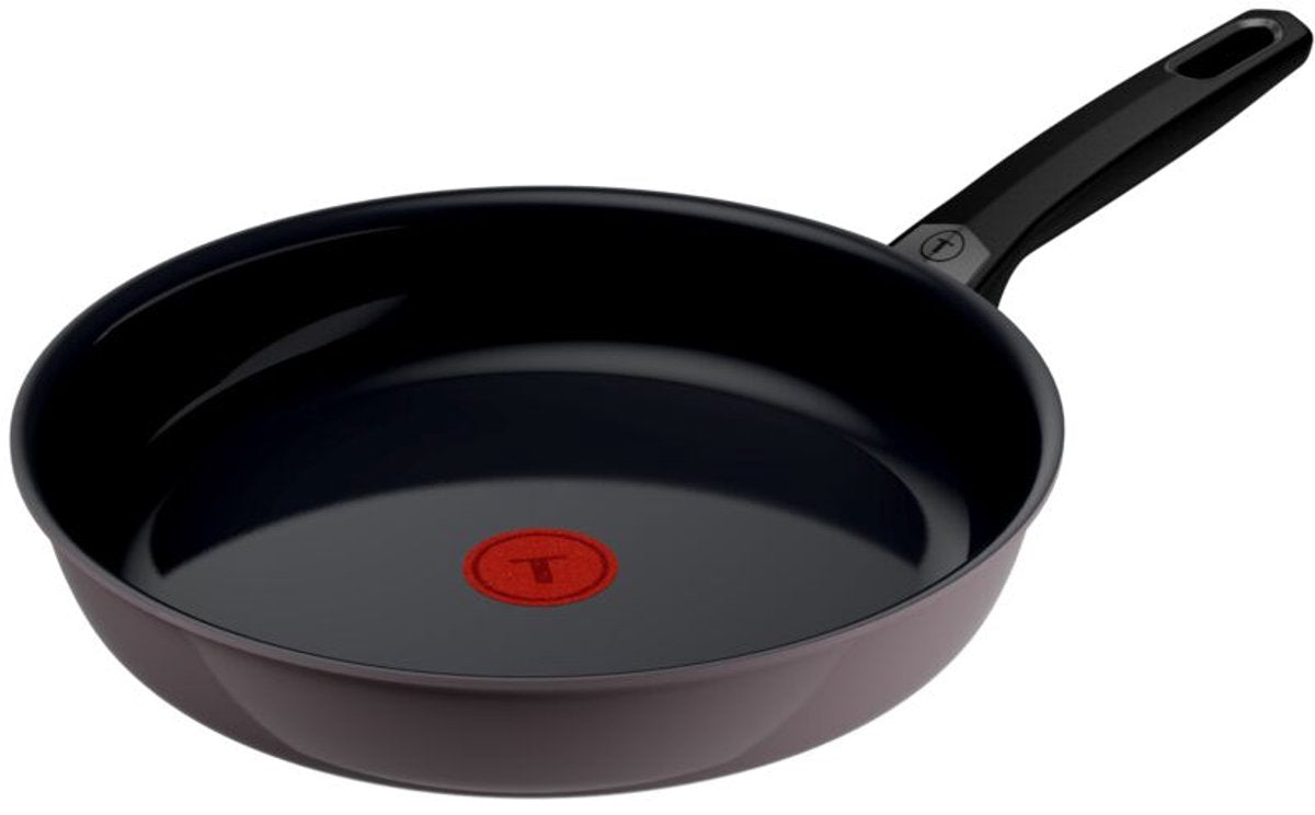 Tefal ceramic control gris - poêle à frire - 28 cm - céramique - induction - sans pfas - convient pour une utilisation avec des spatules métalliques