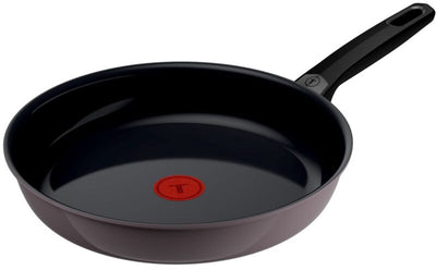 Tefal ceramic control gris - poêle à frire - 28 cm - céramique - induction - sans pfas - convient pour une utilisation avec des spatules métalliques