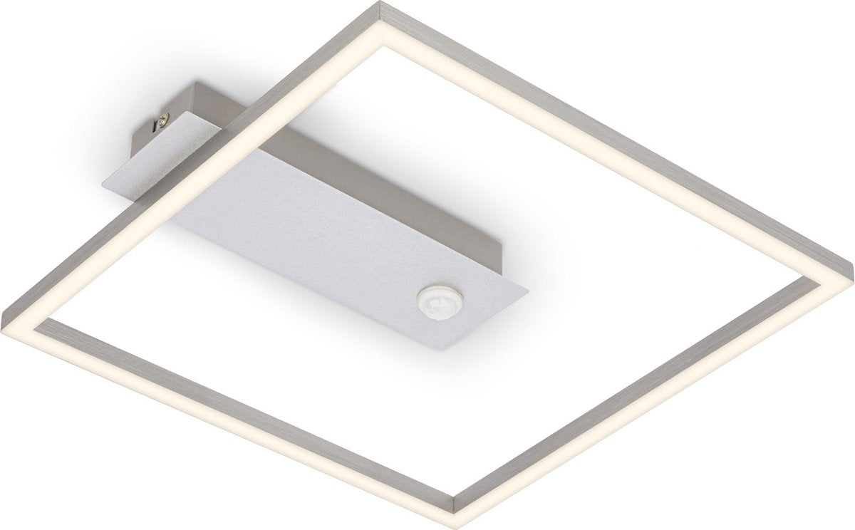Briloner - nici - plafonnier LED - plafonnier avec détecteur de mouvement - aluminium - 12,5w