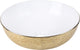 Lavabo à poser en céramique serpent Differnz ø 40 cm, blanc doré