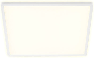 Briloner slim - Plafonnier LED - dimmable - avec télécommande - ultra plat - blanc - CCT - 22w