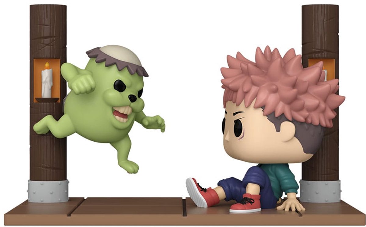 Funko-pop ! animation : jujutsu kaisen - yuji itadori avec poupée maudite #1541 édition spéciale exclusive