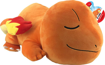 Jazwares Pokémon peluche endormie peluche Salamèche, 45 cm