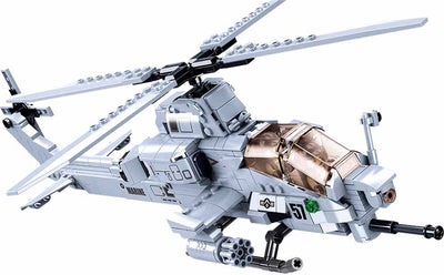 Hélicoptère d'attaque en briques modèles Sluban (m38-b0838)
