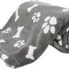 Trixie Dog Couverture Kenny Fleece Bone James Gray