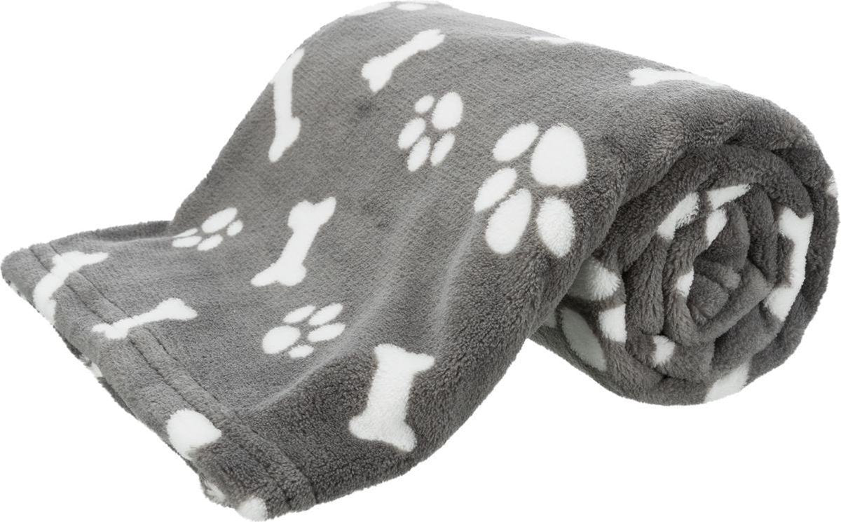 Trixie Dog Couverture Kenny Fleece Bone James Gray
