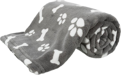 Trixie Dog Couverture Kenny Fleece Bone James Gray
