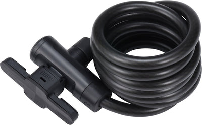 Câble antivol pour vélo Bbb - antivol de vélo avec 3 clés - longueur : 180 cm - épaisseur : 12 mm - câble antivol pour vélo de ville, vélo de course VTT - bbl-111b