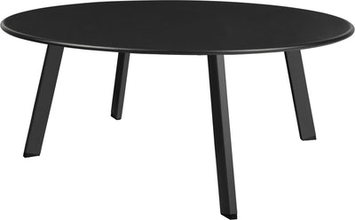 Table d'appoint de jardin Woood fer - métal - noir - 40xø70