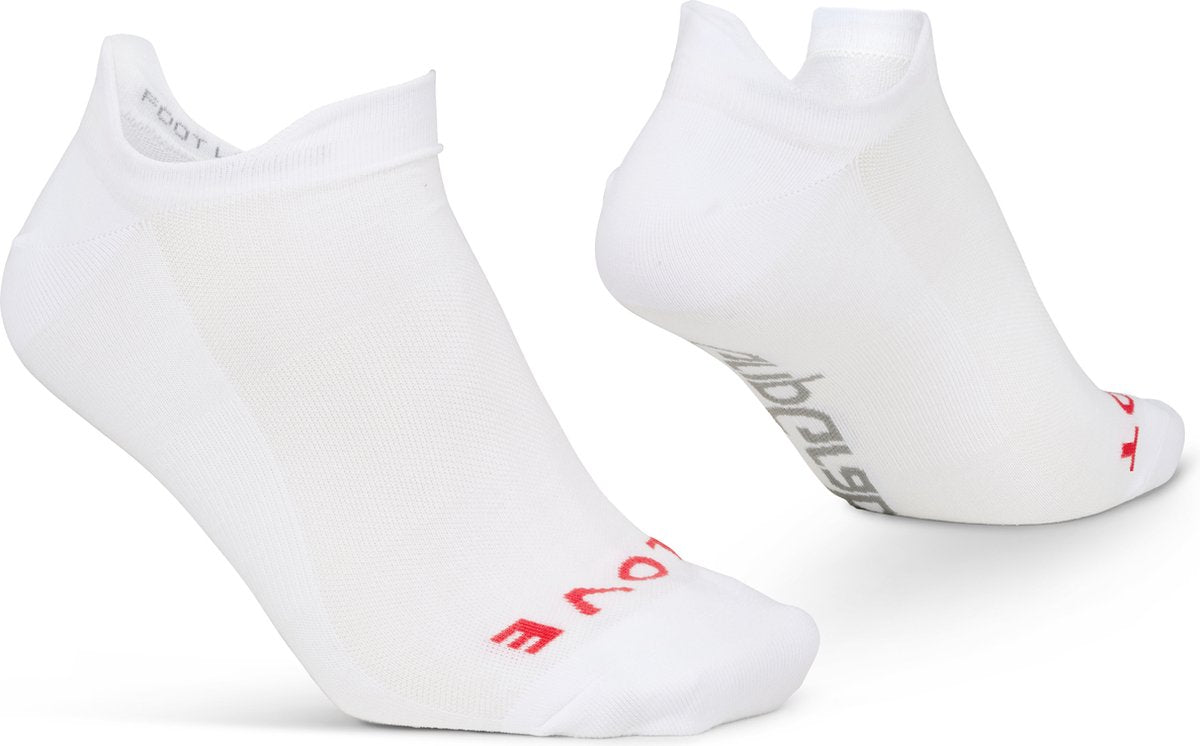 Gripgrab - chaussettes de cyclisme d'été classiques no show 1 paire de socquettes chaussettes de sport coolmax - blanc - unisexe - taille xs (35-38)