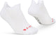 Gripgrab - chaussettes de cyclisme d'été classiques no show 1 paire de socquettes chaussettes de sport coolmax - blanc - unisexe - taille xs (35-38)