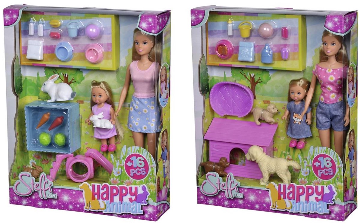 Simba Steffi Love Happy Animal sera expédié au hasard