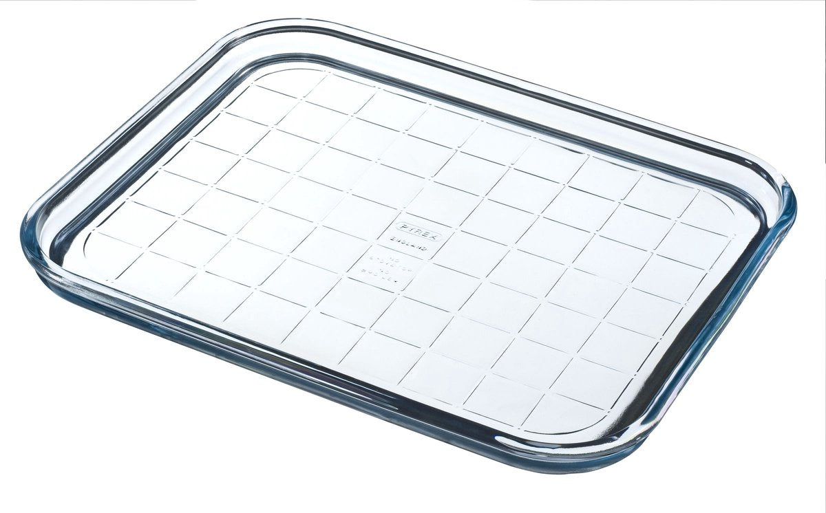 Plaque à pâtisserie en Pyrex 32 x 26 x 2 cm - | cuire au four