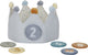 Little Dutch - couronne d'anniversaire en tissu avec chiffres - bleu