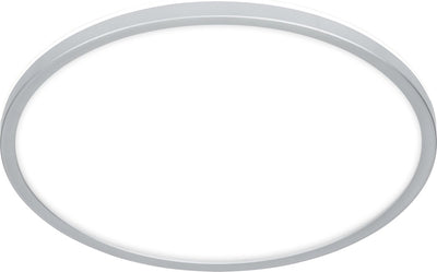 Briloner pulap - Lampe de salle de bain LED - plafonnier à éclairage indirect - lumière blanc neutre - ø29 x 4 cm - chrome