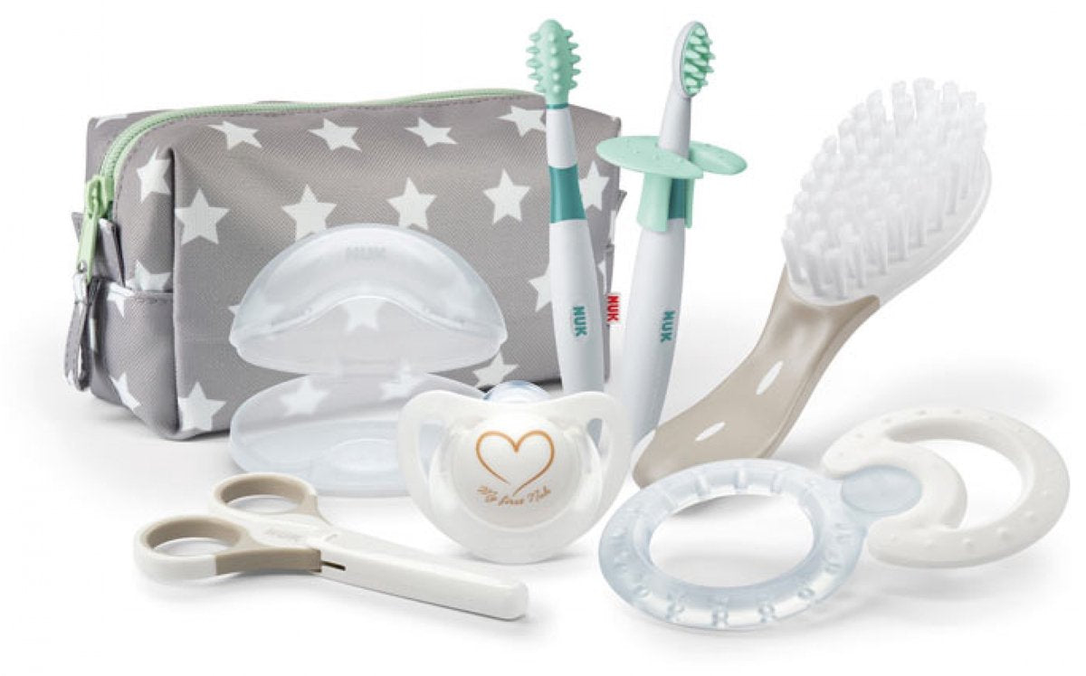 Ensemble bébé Nuk nouveau-né - beige blanc