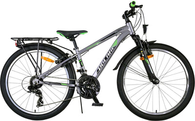 Volare Cross Children's Bicycle - Boys - 24 pouces - Gray - 18 GRANDS - Deux freins à main