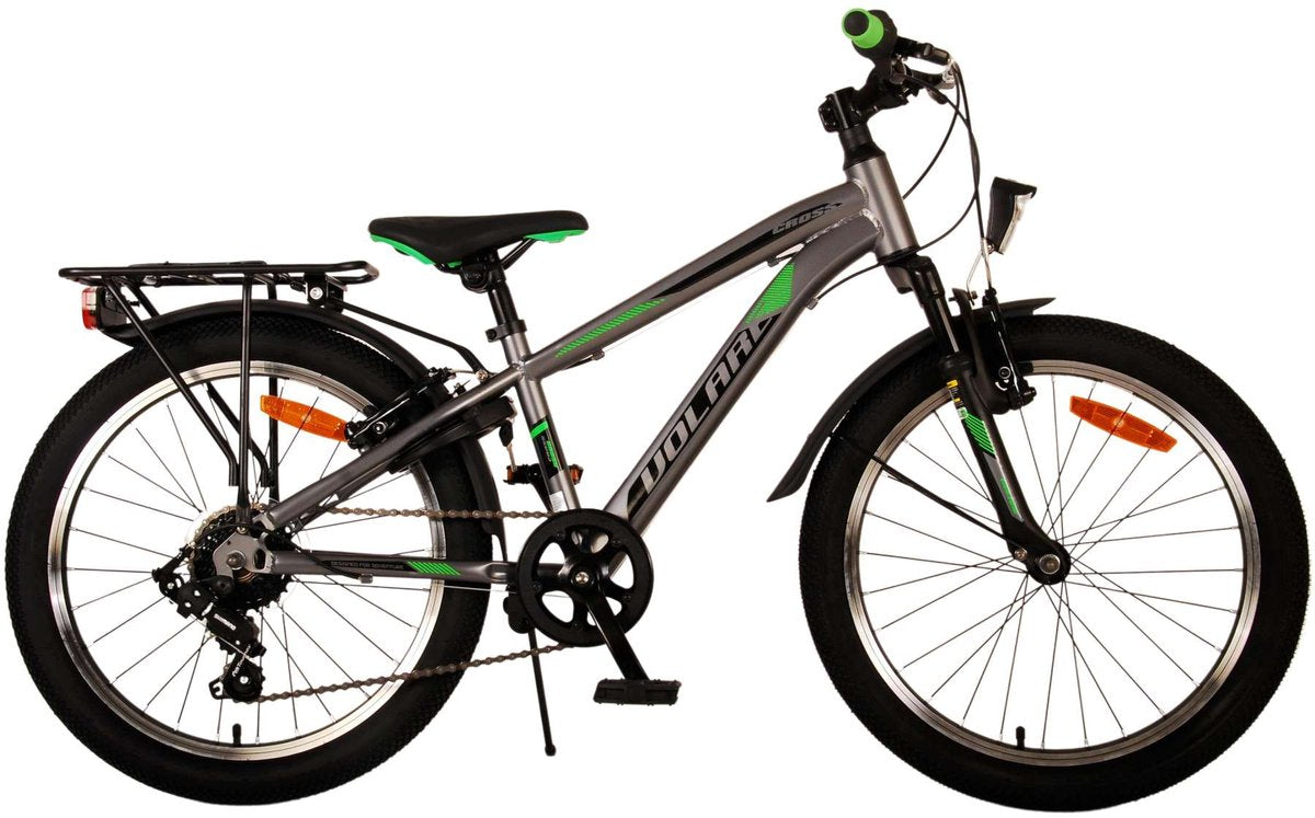 Volare Cross Children's Bicycle - Boys - 20 pouces - Gray - 6 engrenages