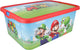 Boîte de rangement sans marque sans marque 13 l super mario - rouge bleu