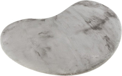 Tapis Lalee Heaven – argent – formes organiques – poils longs ultra doux – 160x230 cm