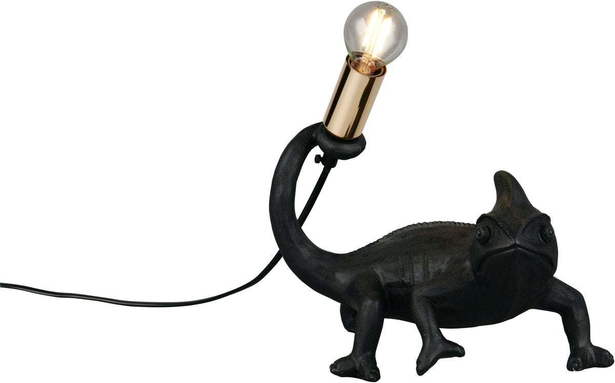 Rl live your light reality crawly - lampe de table - noir - excl. 1x e14 4 w - interrupteur à cordon